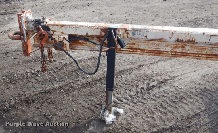 image for item GW9619 2012 shop built pole trailer