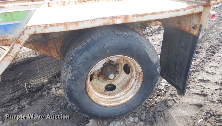 image for item GW9619 2012 shop built pole trailer