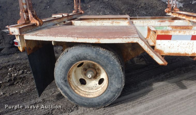 image for item GW9619 2012 shop built pole trailer