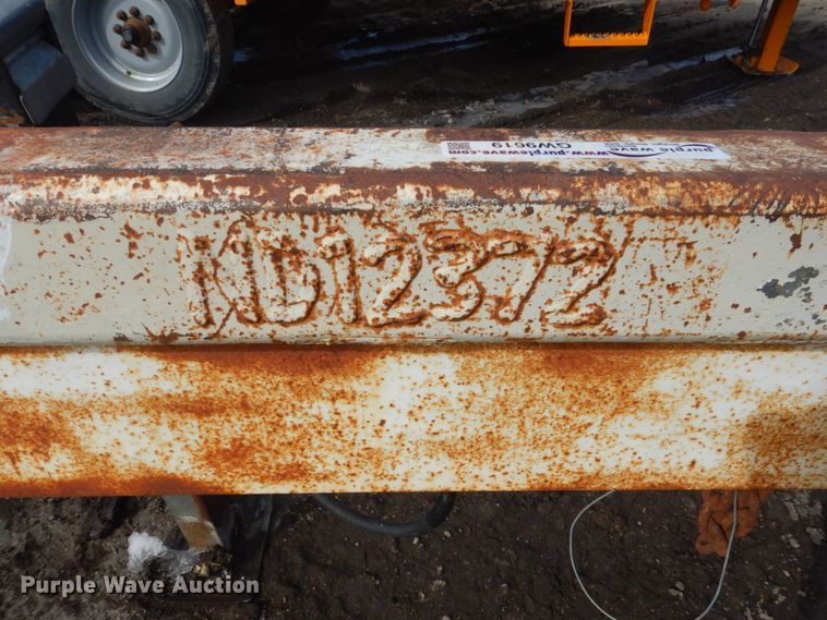 image for item GW9619 2012 shop built pole trailer