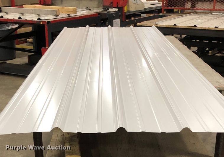 image for item H1334 (60) sheets of metal roofing/siding