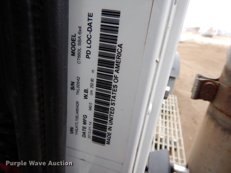 image for item DF5949 2014 Caterpillar CT660 semi truck