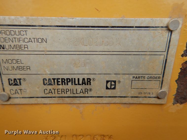 image for item DF5957 1996 Caterpillar 928F  wheel loader