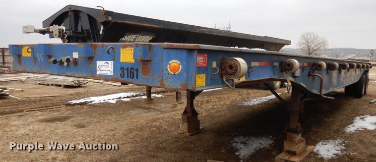 image for item DF5958 1997 Utility flatbed trailer