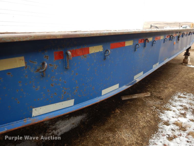 image for item DF5958 1997 Utility flatbed trailer