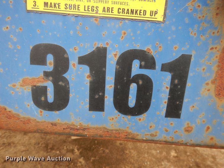 image for item DF5958 1997 Utility flatbed trailer