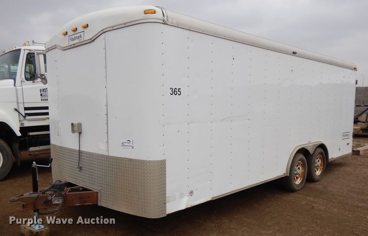 image for item DF5959 2004 Haulmark GR85X20WT2 enclosed cargo trailer