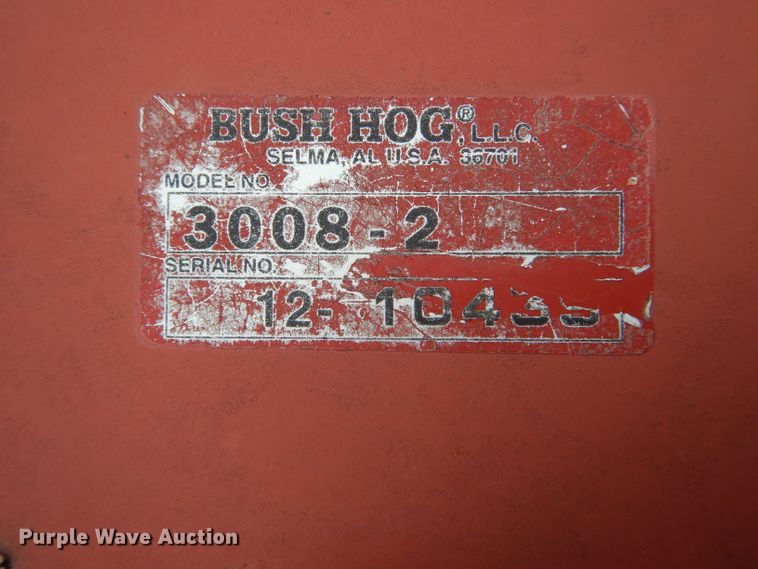 image for item DF3018 2004 Bush Hog 3008-2 rotary mower