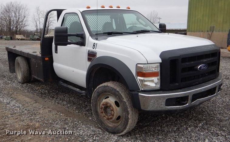 image for item DF3023 2008 Ford F450 Super Duty flatbed truck