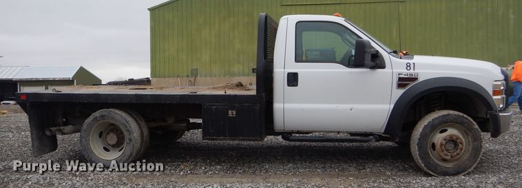 image for item DF3023 2008 Ford F450 Super Duty flatbed truck