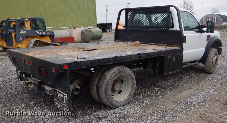 image for item DF3023 2008 Ford F450 Super Duty flatbed truck