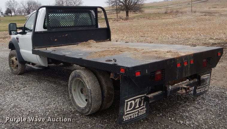 image for item DF3023 2008 Ford F450 Super Duty flatbed truck