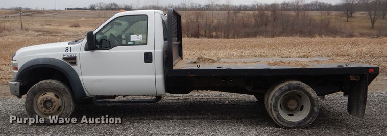 image for item DF3023 2008 Ford F450 Super Duty flatbed truck