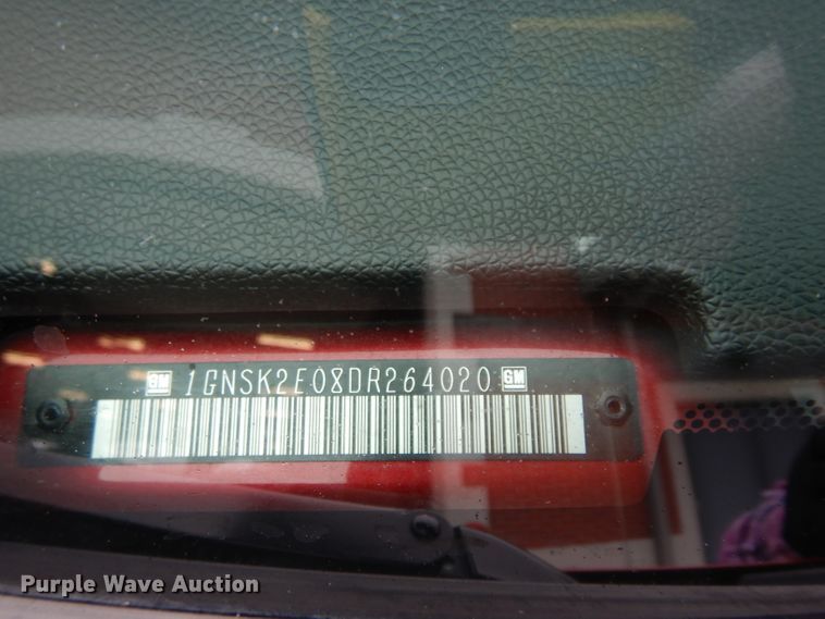 image for item DG6347 2013 Chevrolet Tahoe Police  SUV