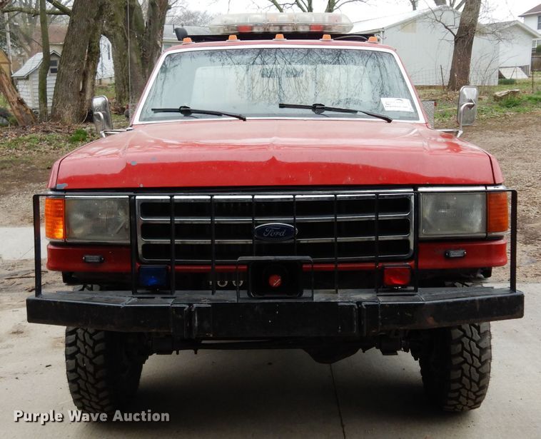 image for item DG6375 1991 Ford F350 XL brush fire truck