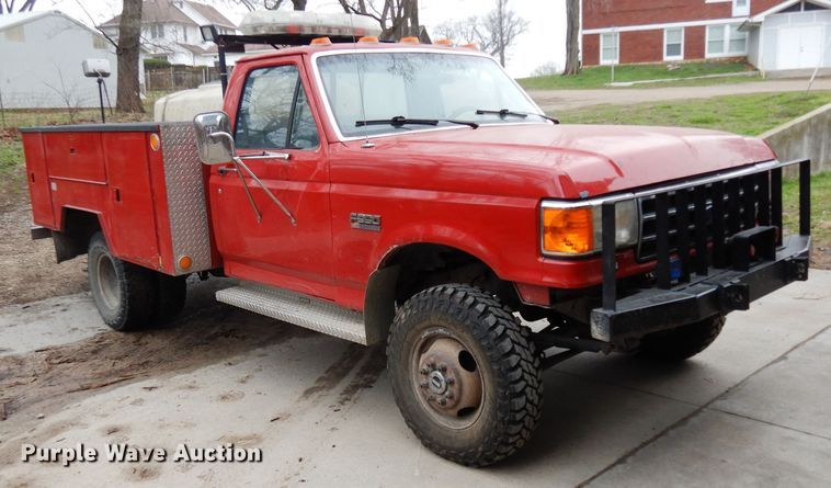 image for item DG6375 1991 Ford F350 XL brush fire truck