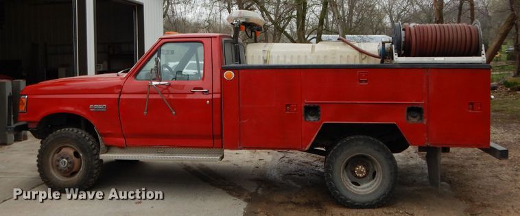 image for item DG6375 1991 Ford F350 XL brush fire truck