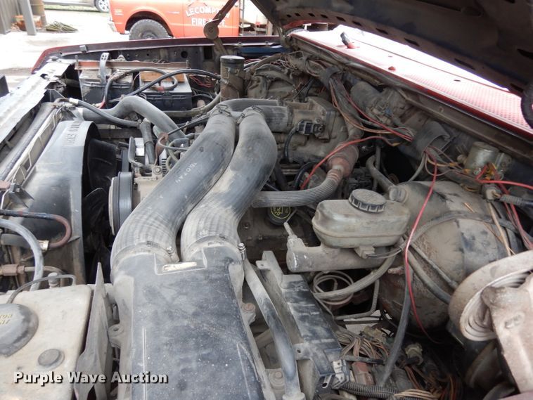 image for item DG6375 1991 Ford F350 XL brush fire truck