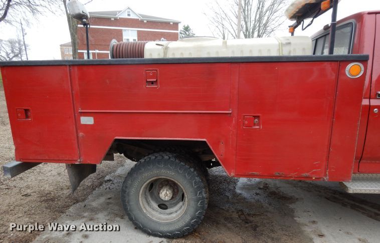 image for item DG6375 1991 Ford F350 XL brush fire truck