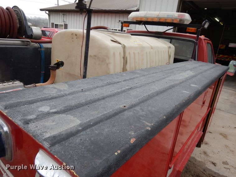 image for item DG6375 1991 Ford F350 XL brush fire truck