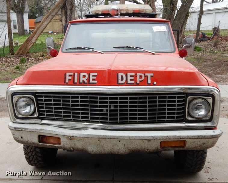 image for item DG6376 1972 Chevrolet Custom 20 brush fire truck