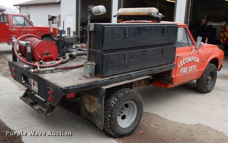 image for item DG6376 1972 Chevrolet Custom 20 brush fire truck