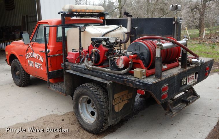 image for item DG6376 1972 Chevrolet Custom 20 brush fire truck