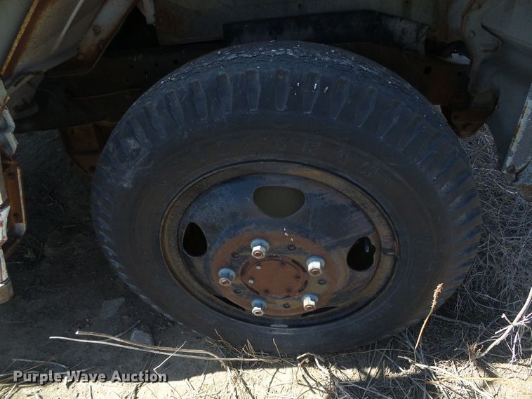 image for item DH4873 1960 Chevrolet C60 flat dump bed truck