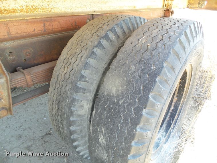 image for item DH4873 1960 Chevrolet C60 flat dump bed truck