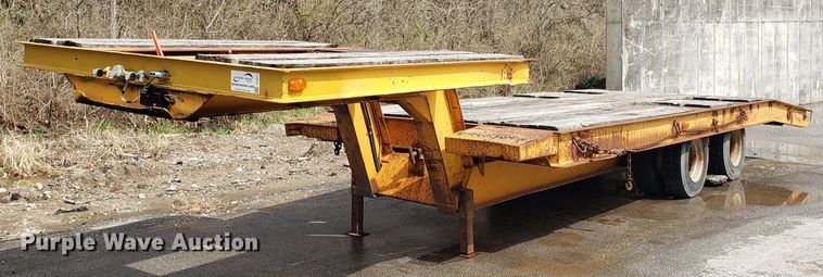 image for item DH5811 Miller 0TG tilt deck equipment trailer