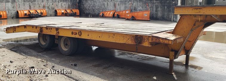 image for item DH5811 Miller 0TG tilt deck equipment trailer