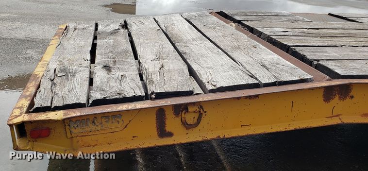 image for item DH5811 Miller 0TG tilt deck equipment trailer