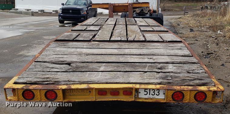 image for item DH5811 Miller 0TG tilt deck equipment trailer