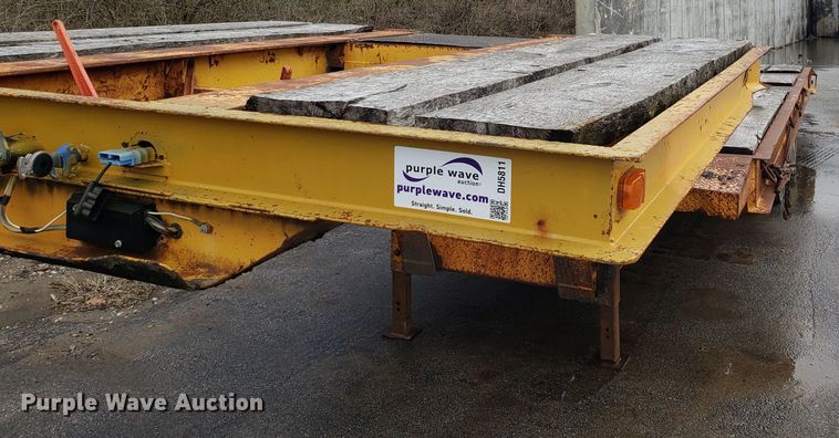image for item DH5811 Miller 0TG tilt deck equipment trailer