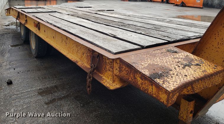 image for item DH5811 Miller 0TG tilt deck equipment trailer