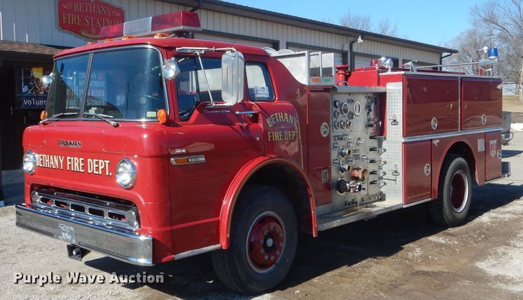 image for item DH6369 1981 Grumman Tiger Cat pumper fire truck