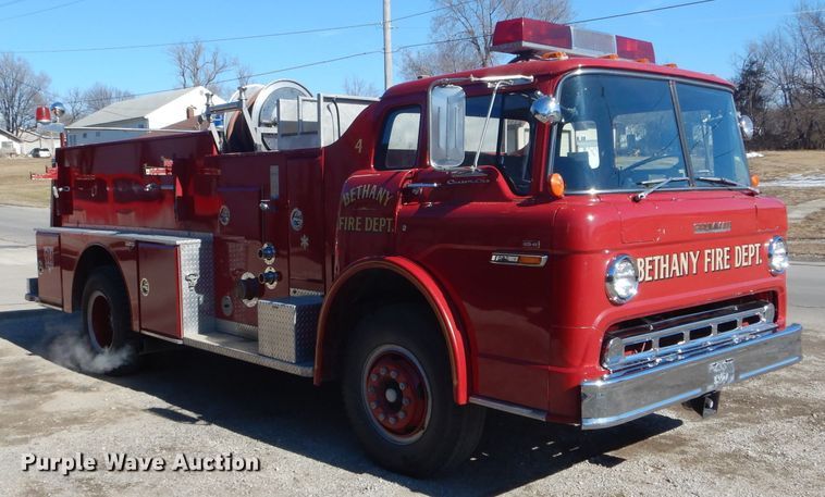 image for item DH6369 1981 Grumman Tiger Cat pumper fire truck