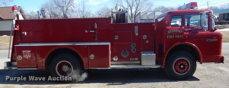 image for item DH6369 1981 Grumman Tiger Cat pumper fire truck