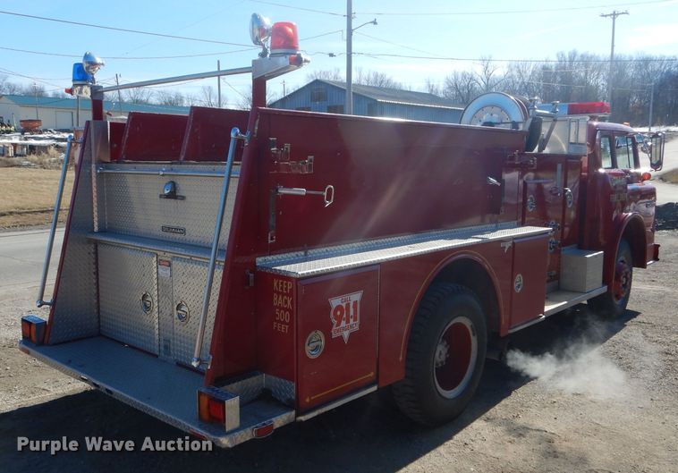 image for item DH6369 1981 Grumman Tiger Cat pumper fire truck