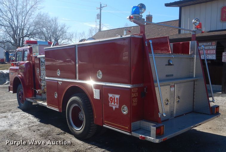 image for item DH6369 1981 Grumman Tiger Cat pumper fire truck