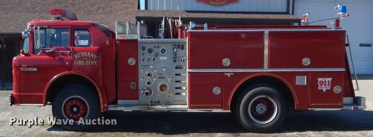 image for item DH6369 1981 Grumman Tiger Cat pumper fire truck