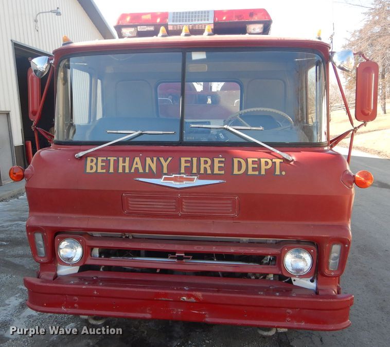 image for item DH6370 1967 Chevrolet pumper fire truck