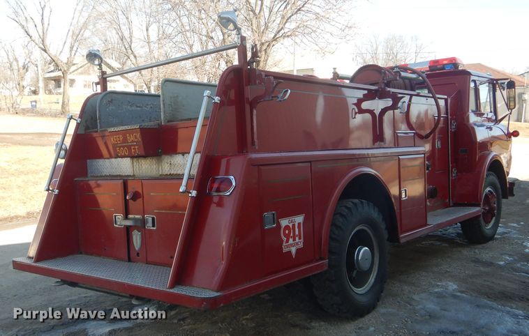 image for item DH6370 1967 Chevrolet pumper fire truck