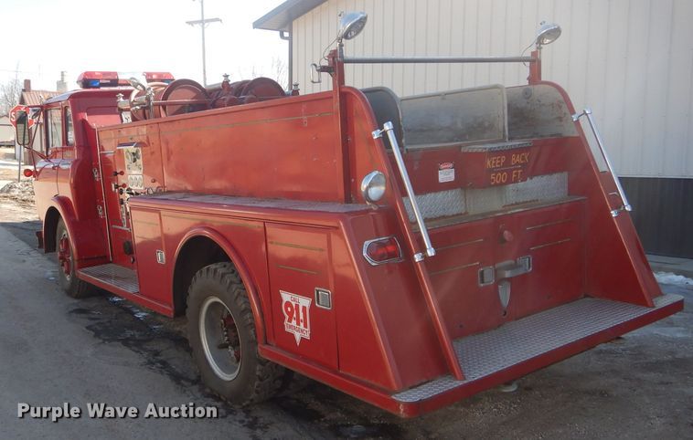 image for item DH6370 1967 Chevrolet pumper fire truck