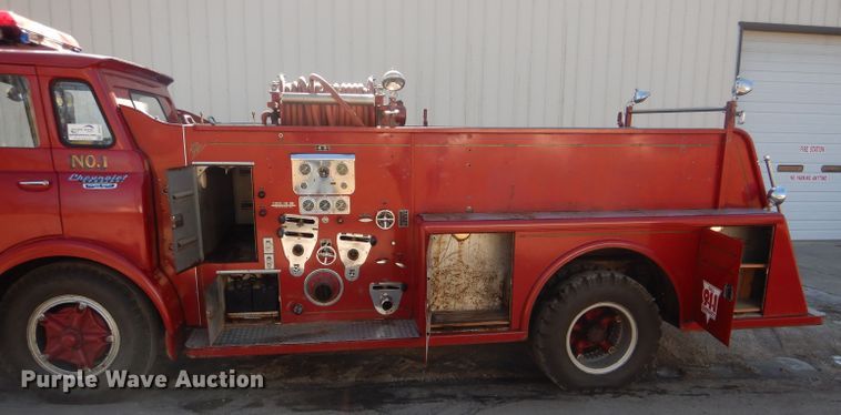 image for item DH6370 1967 Chevrolet pumper fire truck