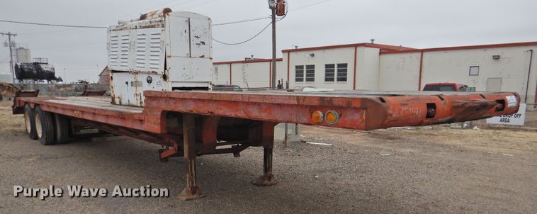 image for item DI0044 Trailmobile drop deck equipment trailer