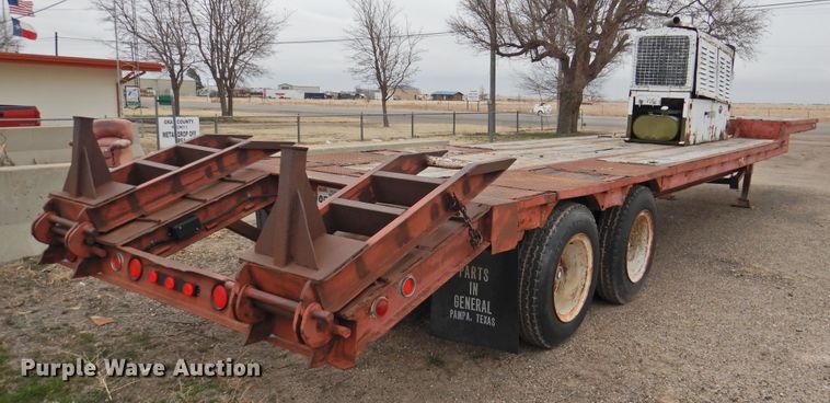 image for item DI0044 Trailmobile drop deck equipment trailer