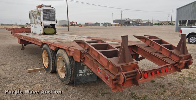 image for item DI0044 Trailmobile drop deck equipment trailer