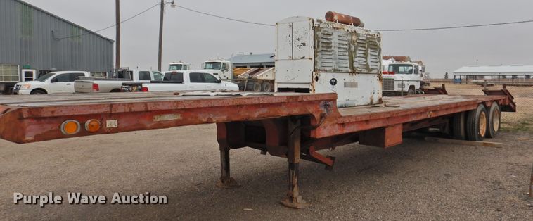 image for item DI0044 Trailmobile drop deck equipment trailer