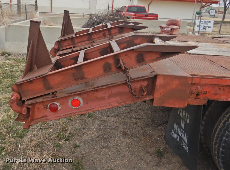 image for item DI0044 Trailmobile drop deck equipment trailer